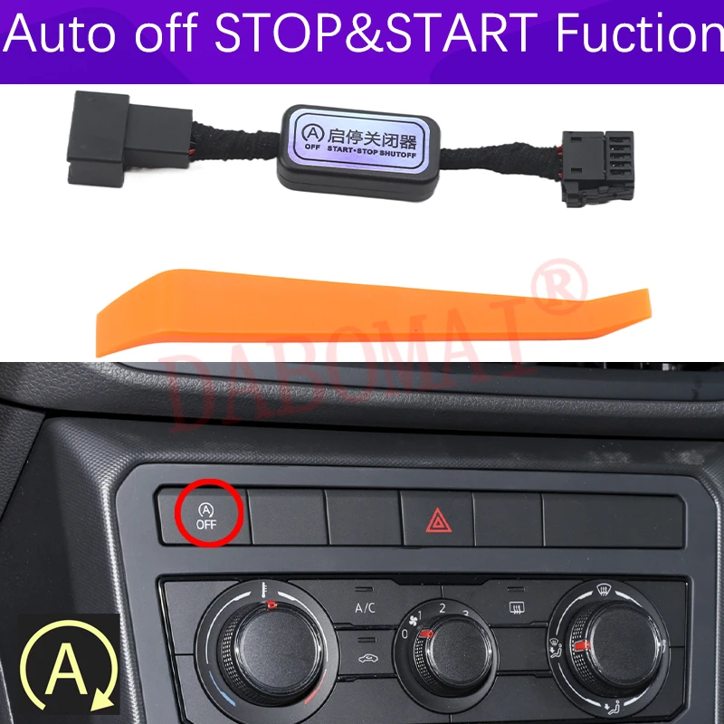 

For Volkswagen VW T-Cross 2019-2024 Automatic Start Stop Engine System Off Eliminator Control Sensor Plug Cable Stop Canceller