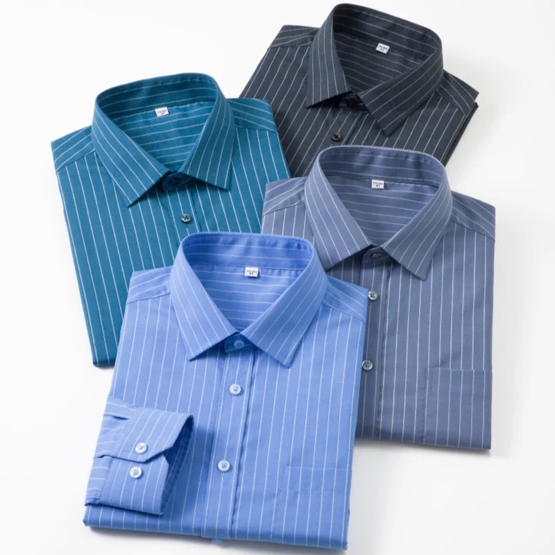 

Деловая рубашка высокого качества, стильная мужская повседневная простая рубашка, удобная, универсальная, модная, спортивная мужская рубашка из мягкого бамбукового волокна
