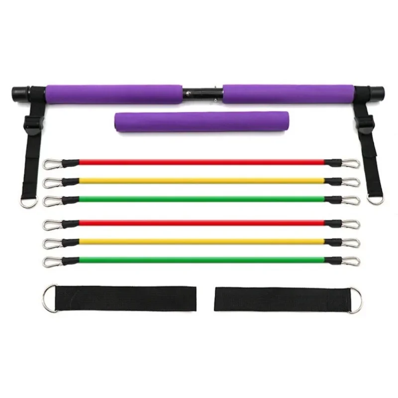Three long pole Pilates rod fitness equipment Yoga rod chest expansion arm bar