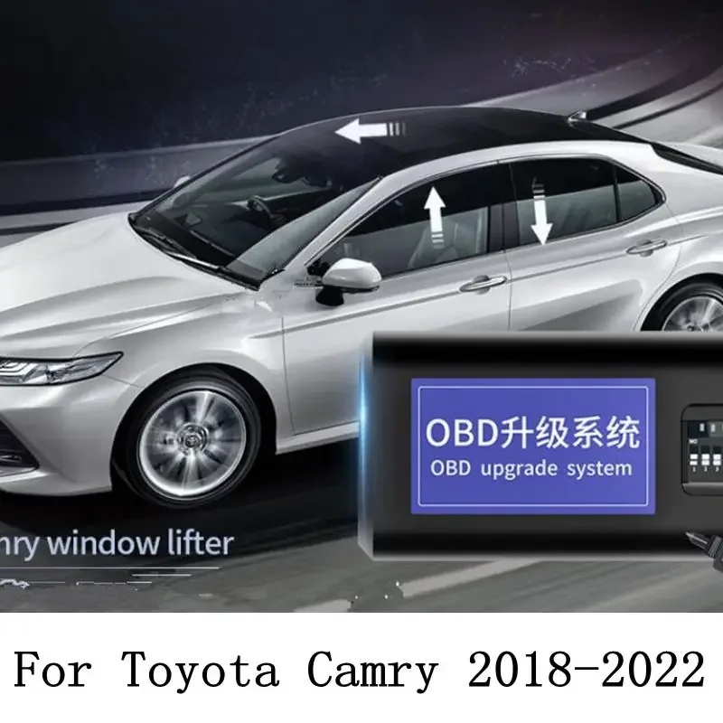 

For Toyota Camry 2018-2022 Car OBDII Auto Power Window Closer Open Controller Automatic Window Lifter Device OBD