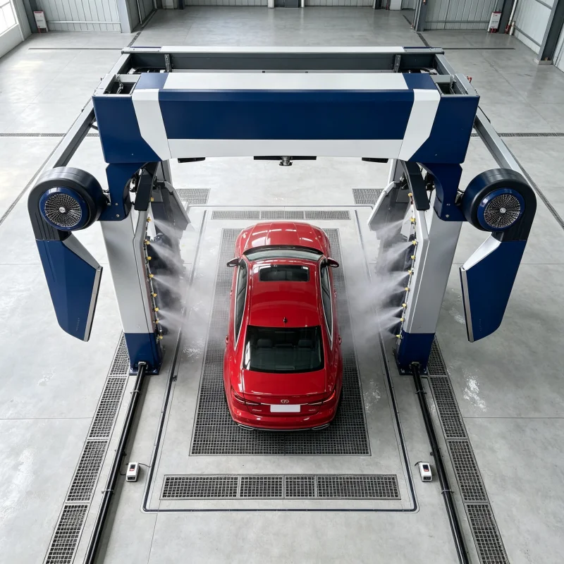 Heavy‑Duty Commercial 360 Touch‑Free Car Wash Machine Factory Supply Fully Automatic High Pressure Vehicle Cleaning System