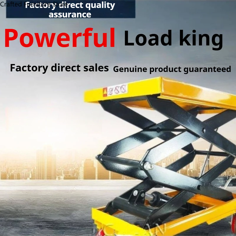 Energy-saving Lift Trolley Movable Platform Hydraulic Fixation Lift Trolley Loading Commercial Furniture Hebebühnenwagen ZY40TC