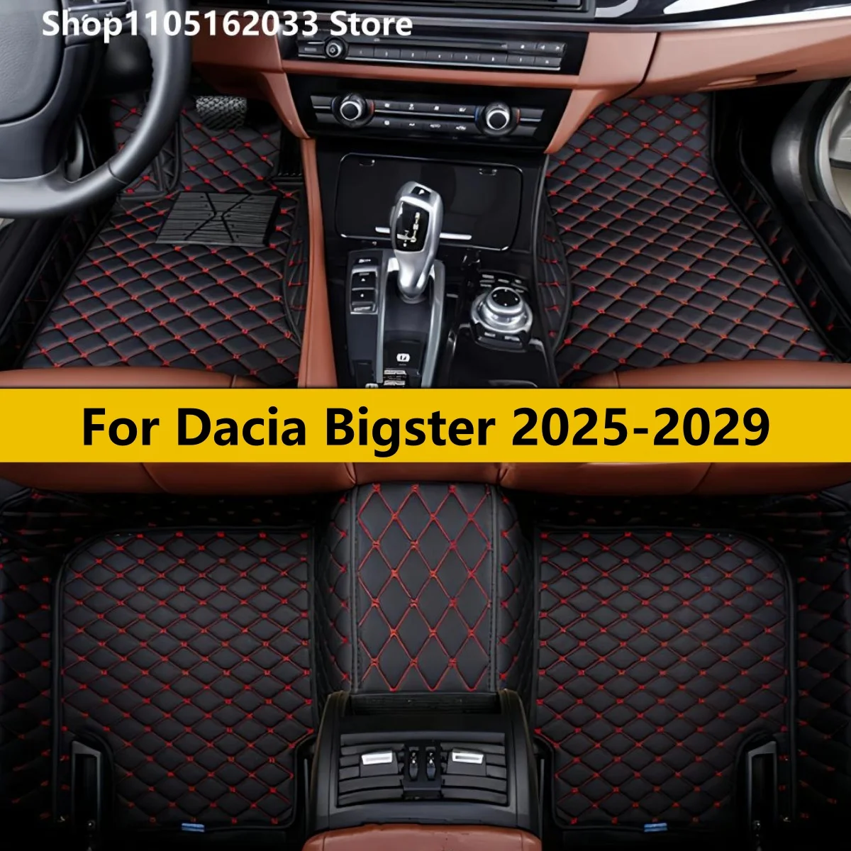 

Auto Leather Carpet Pads Fit For Dacia Bigster2025 2026 2027 2028 2029 Auto Accessories Leather Waterproof Anti Slip Foot Carpet