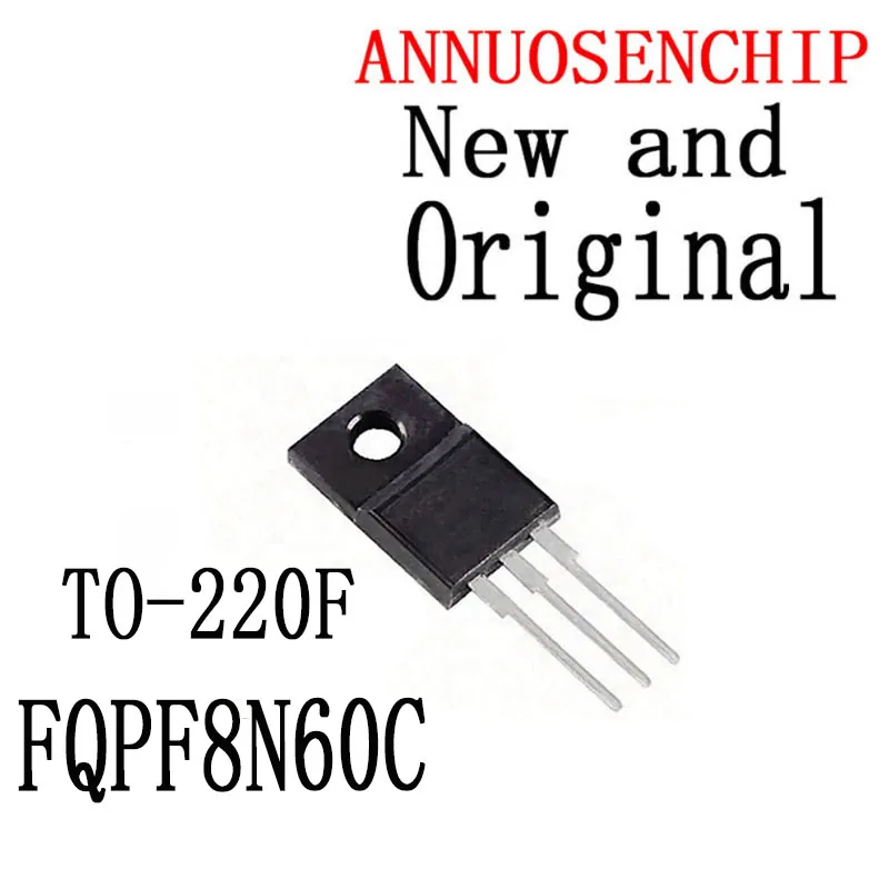 10PCS Nieuwe En Originele TO-220F 8N60C 8N60 TO220 FQPF8N60 Nieuwe MOS FET Transistor FQPF8N60C