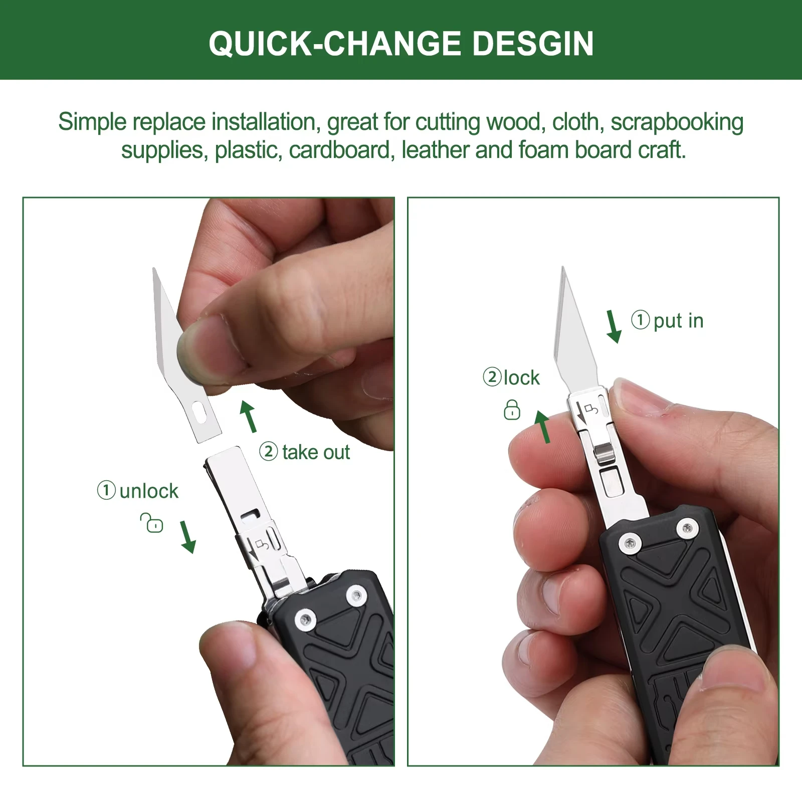 NexTool NexTool Pocket Tool E1 10 In 1 EDC Pocket Knife Multi Tool Replaceable Carving Knife Folding Scissors Screwdriver