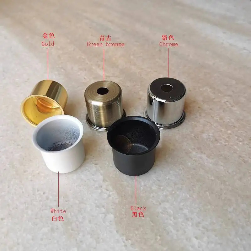 Chandelier Wall E14 Holder Set Table Floor Reverse Edge Lamp Flat Bottom Cup Decorative Parts Lighting Hardware Accessories