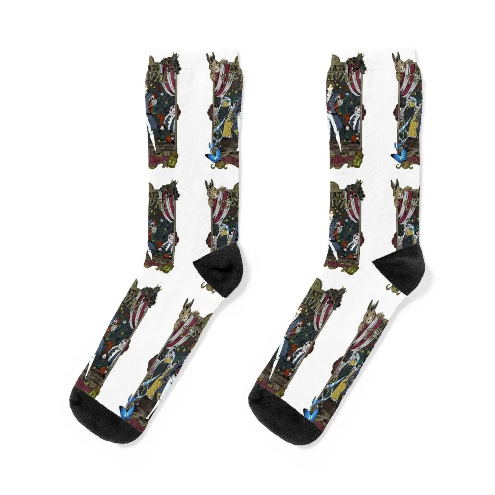 

Lies of P Socks set new year Non-slip hiphop Men's Socks Women's