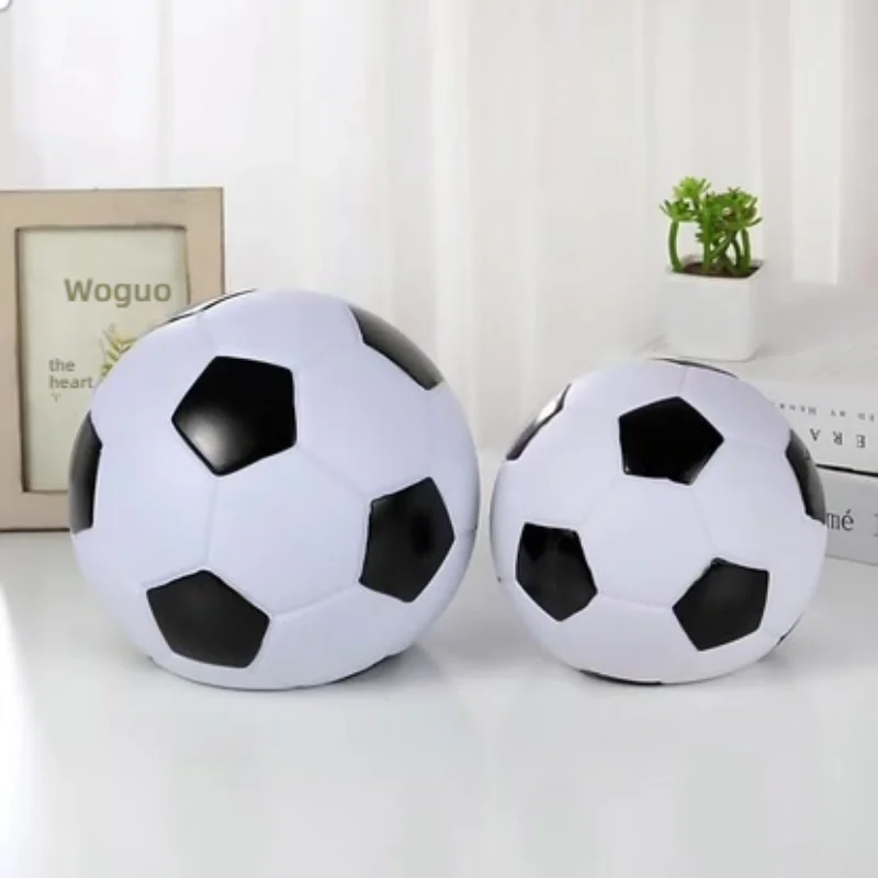 装飾貯金箱 サッカー型 装飾貯金箱 サッカー型 コインポット 寝室 貯金箱 装飾 貯金箱