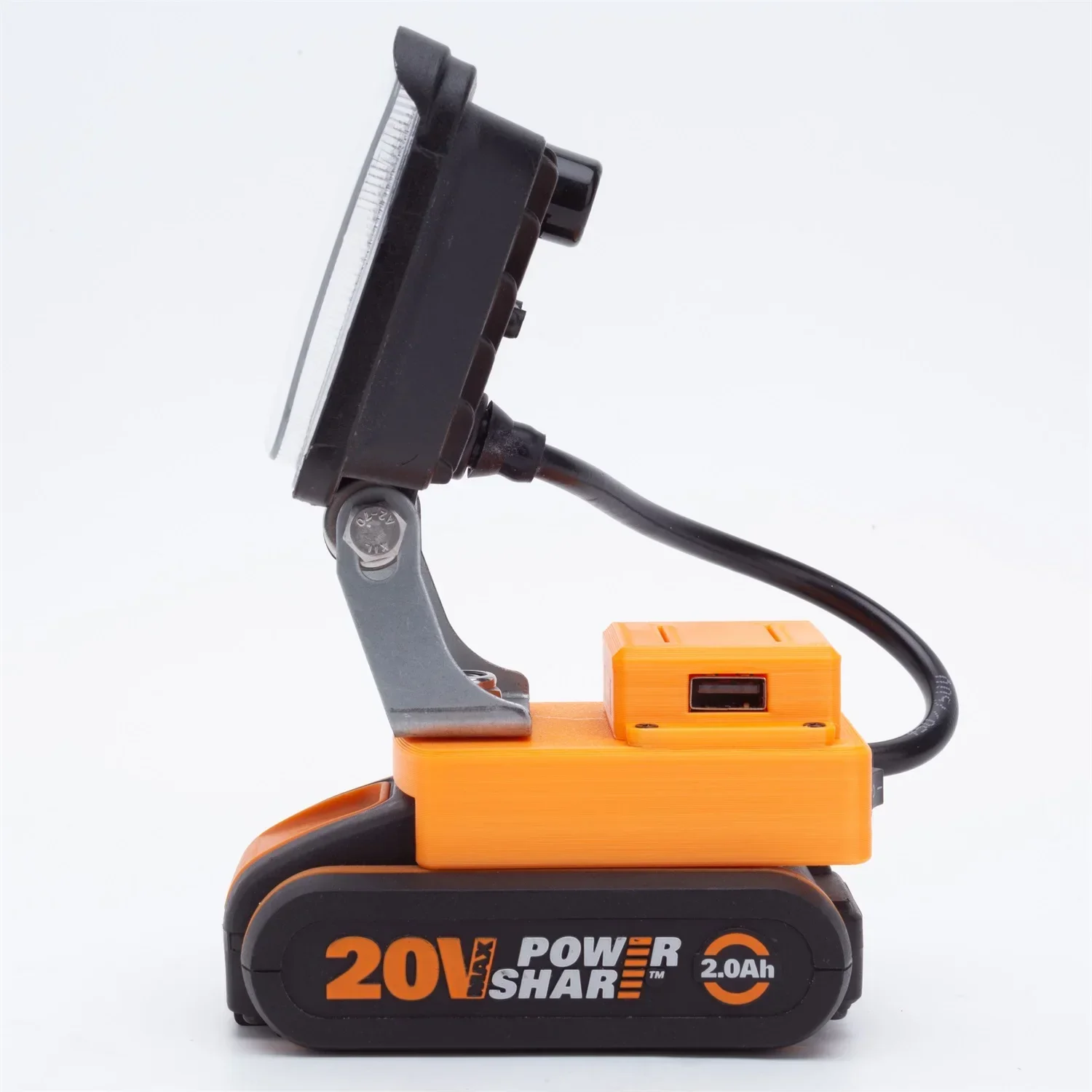Portable Wireless LED Work Light For Worx 4Pin WA3551.1 Lithium Battery Outdoor Camping Travel Emergency Light (No Battery)