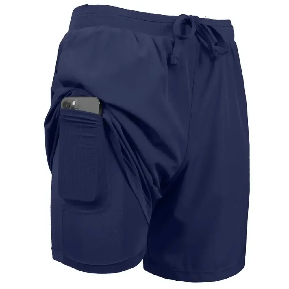 2026Cross-border sports shorts men's quick-drying fitness pants men's anti-light leggings outdoor casual pants M0013