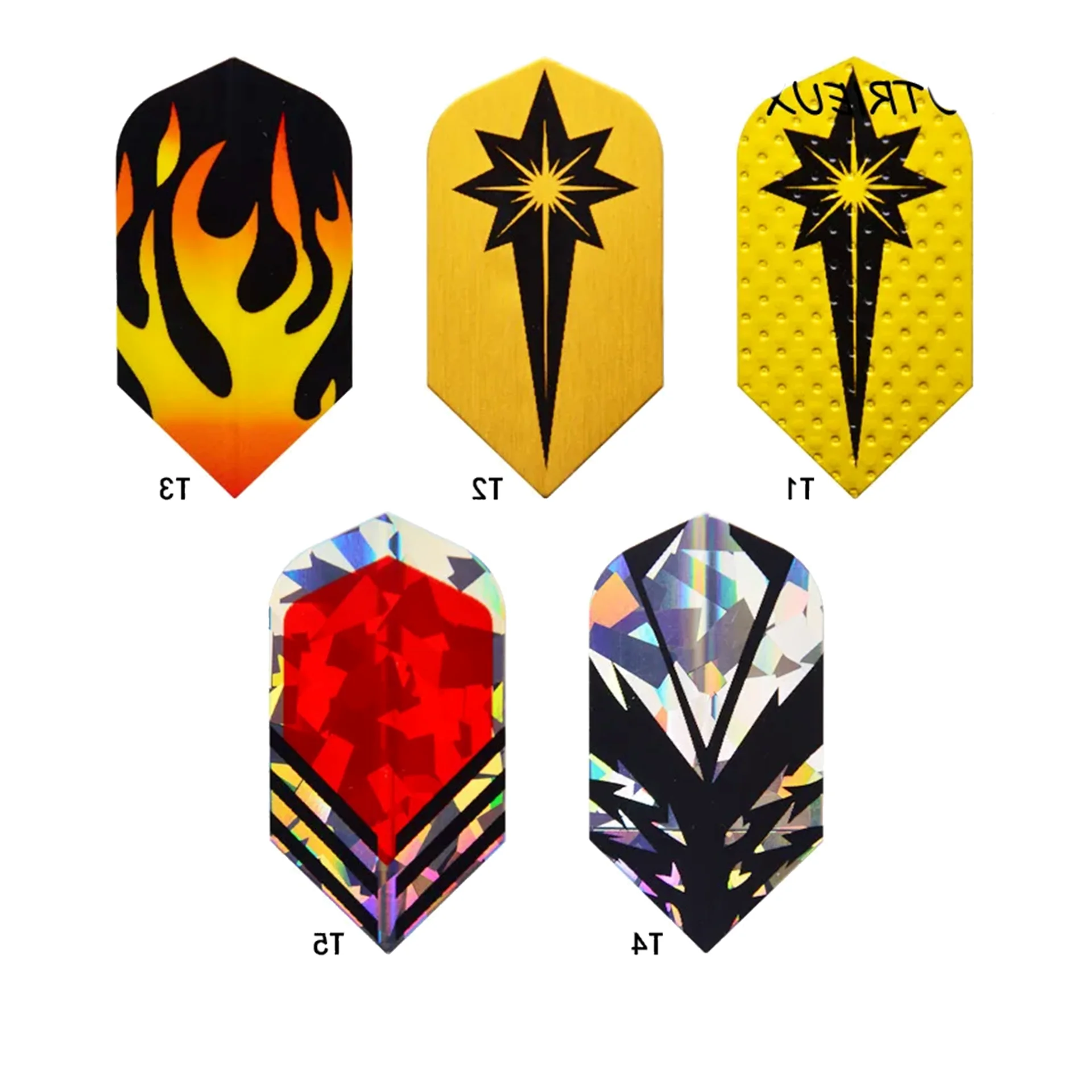 15 Pcs Fast Laser Darts Flights Set Dart Flying High Quality Durable PVC Beautiful Flying Set Professional Indoor Darts Zubehör