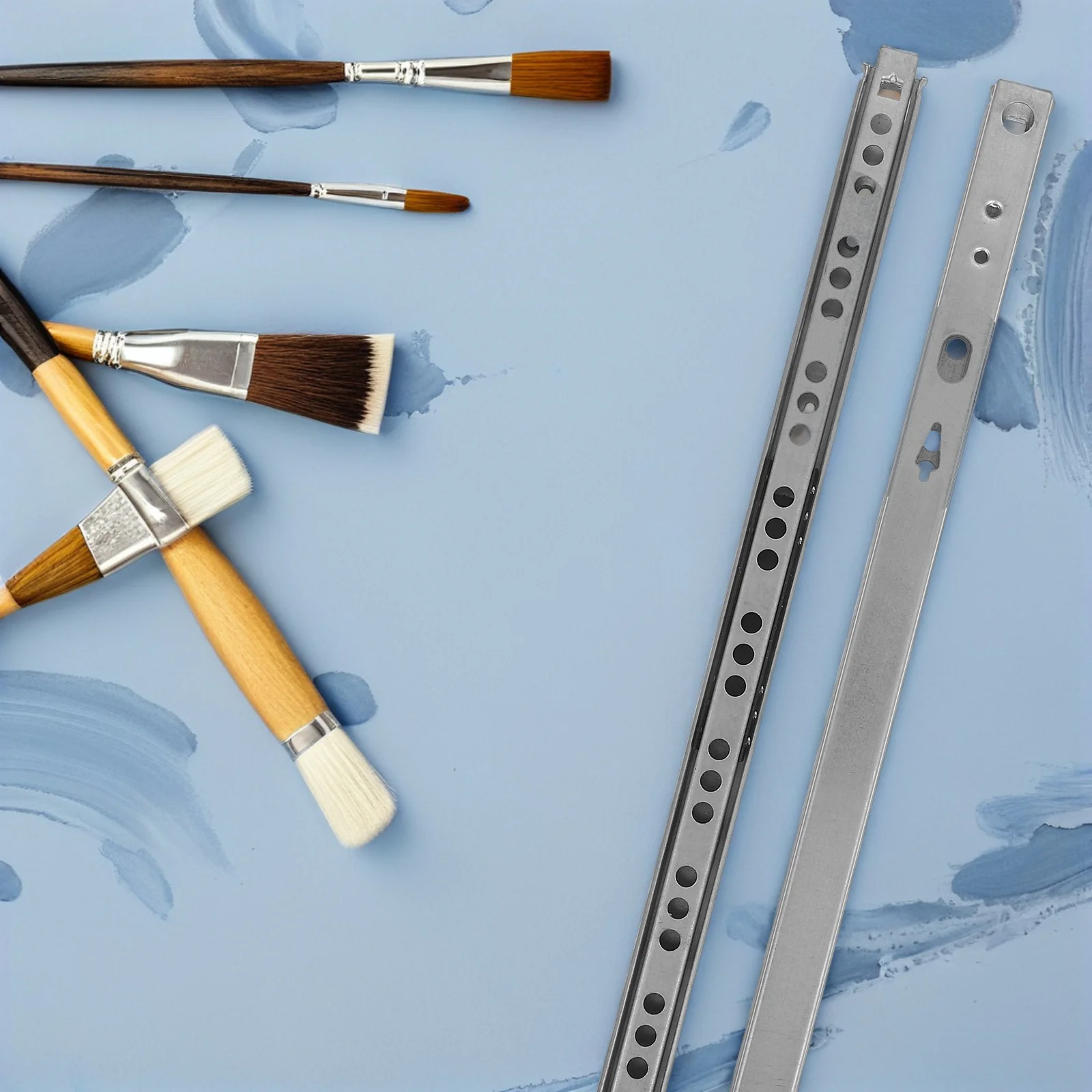 

2pcs Drawer Slides Full Extension Ball Bearing Silent Smooth Bottom Mount Replacement Rails For Household Drawers Server Racks