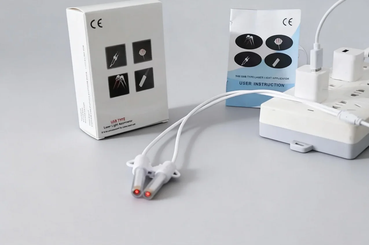 

【Нюрологическая поддержка】Устройство фотобиомодуляции с зажимом для носа 808 нм | Транскренаальная терапия для улучшения функции мозга