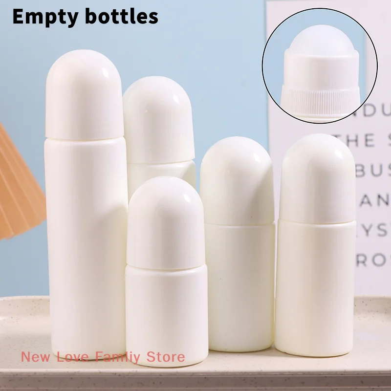 

1 Pc Empty Plastic Roller Bottles For Essential Oils Empty Refillable Roll On Bottles Reusable Leak-Proof DIY Deodorant