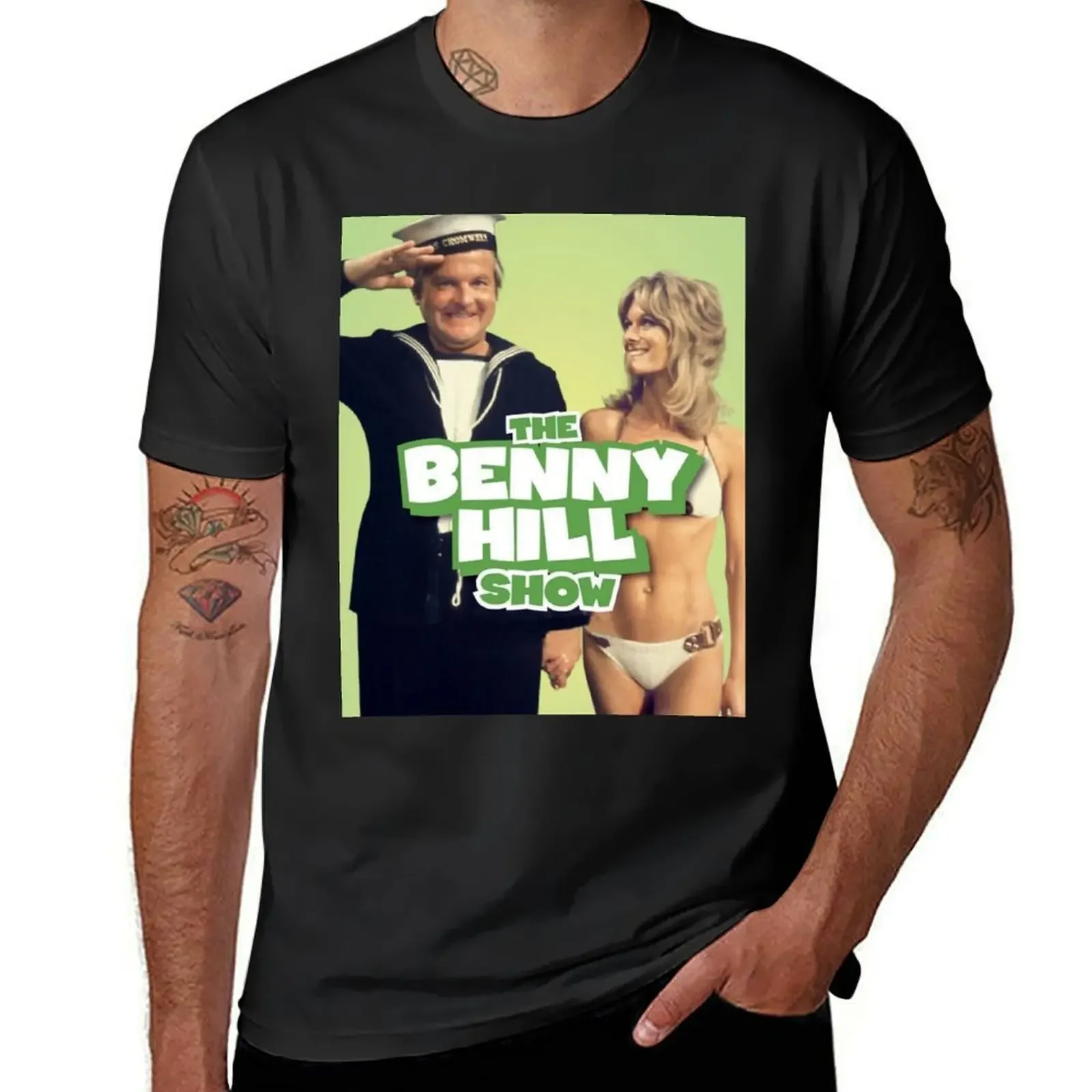 Benny Hill T-Shirt basketball graphic tees Aesthetic clothing heavyweights anime stuff big and tall t shirts for men