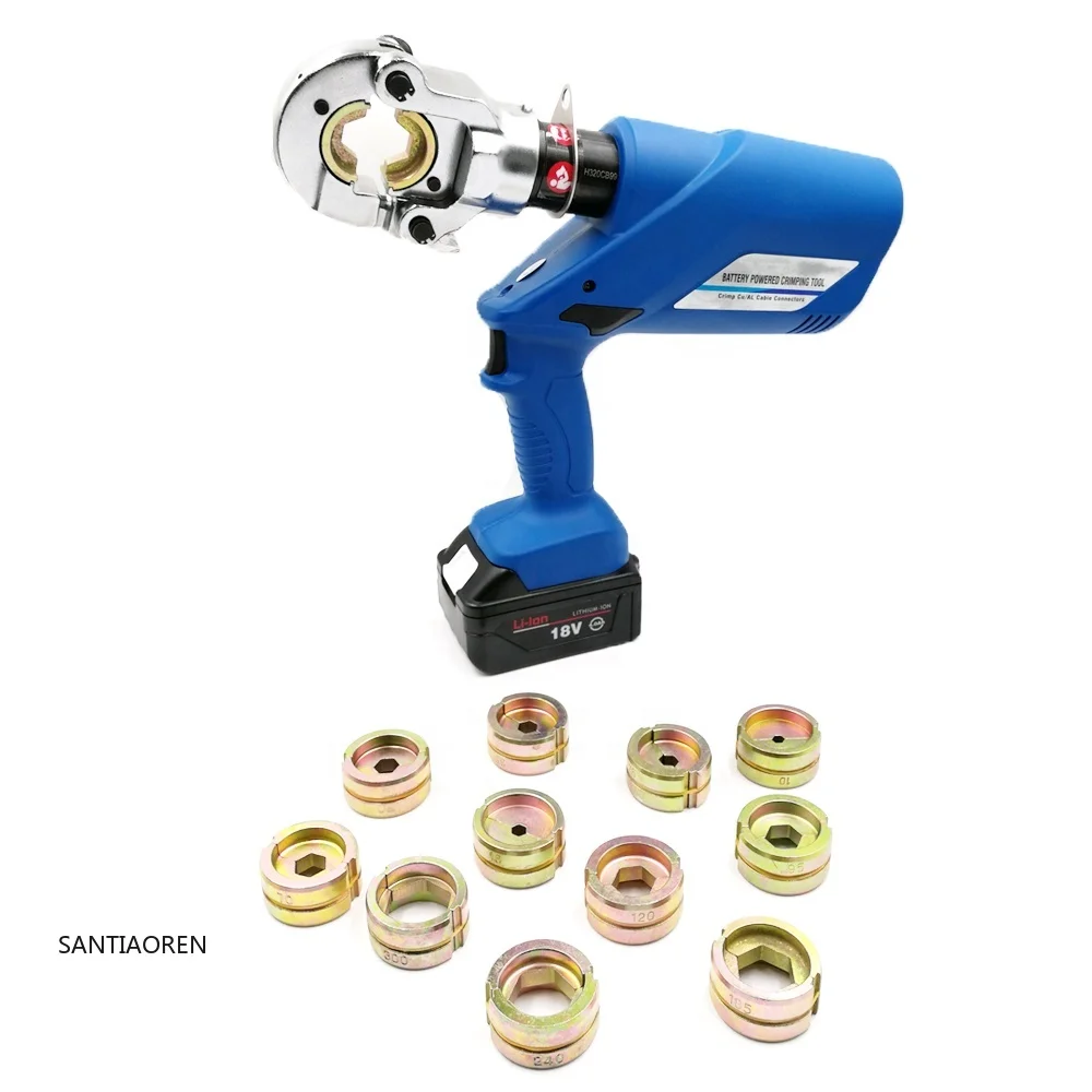 

2025Adjustable Cable Lug Integral Hydraulic Crimping EZ-300 Battery Powered Hand Compression Tools