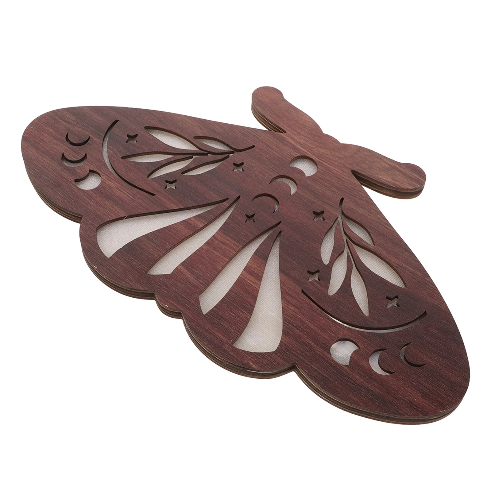 

Butterfly Light Pendant Wall Lamp for Bedroom Lights Statue Decorative Wood LED Night