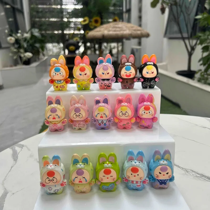 

New Baby Three Year Old Dopamine Rabbit Series Mysterious Blind Box Cute Mini Cartoon Handmade Trendy Toy Birthday Gift