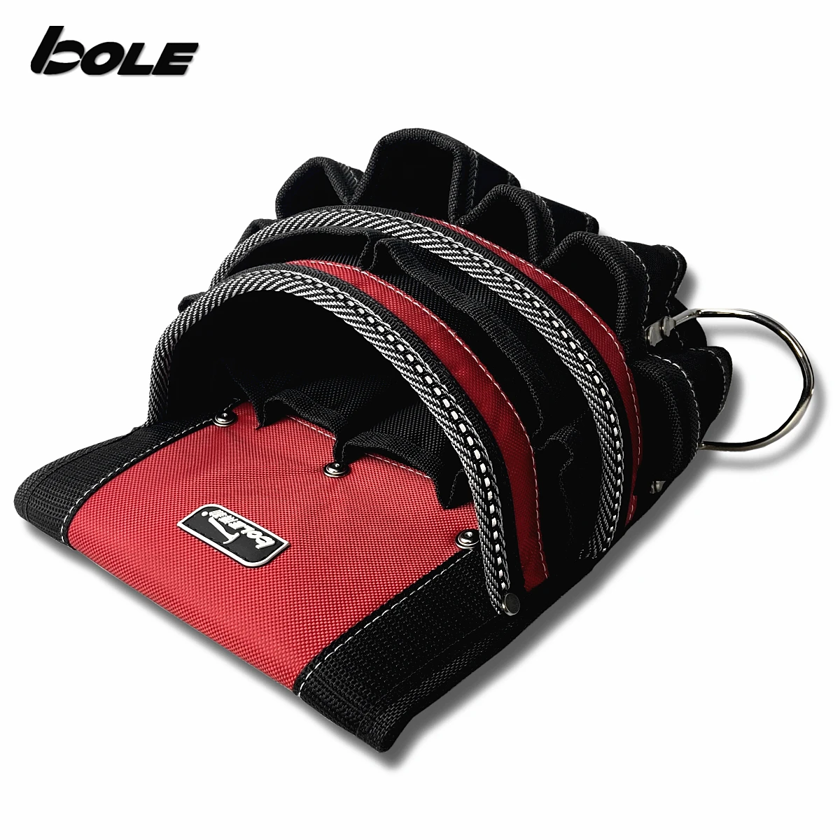 BOLE New Large Tool Waist Bag Large Capacity Tool Organizer Waist Hang Reinforced High Durability Tool Bag Electrician Bag