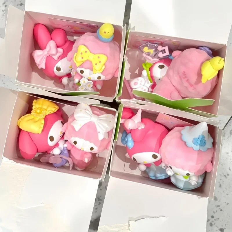 

Подлинная серия Sanrio My Melody My Sweet Piano Meet, загадочная слепая коробка, игрушка, модель, аниме-фигурки, коллекционные украшения, рождественские подарки