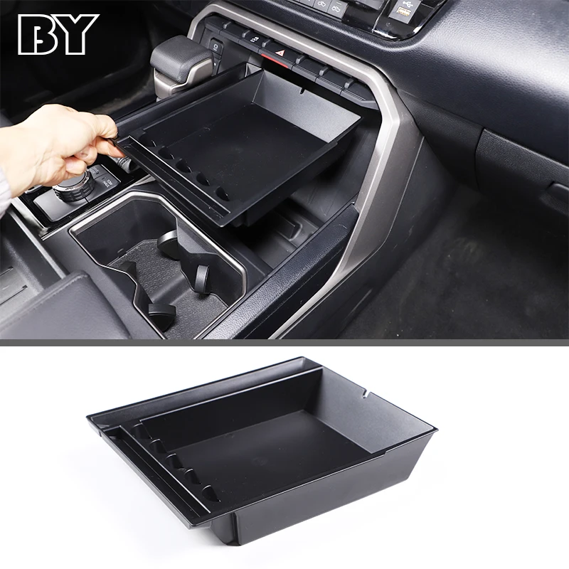 

1Pcs Car Central Control Console Storage Box For Toyota Tundra 2022-2023 Car Organize Interior Modification Accessories