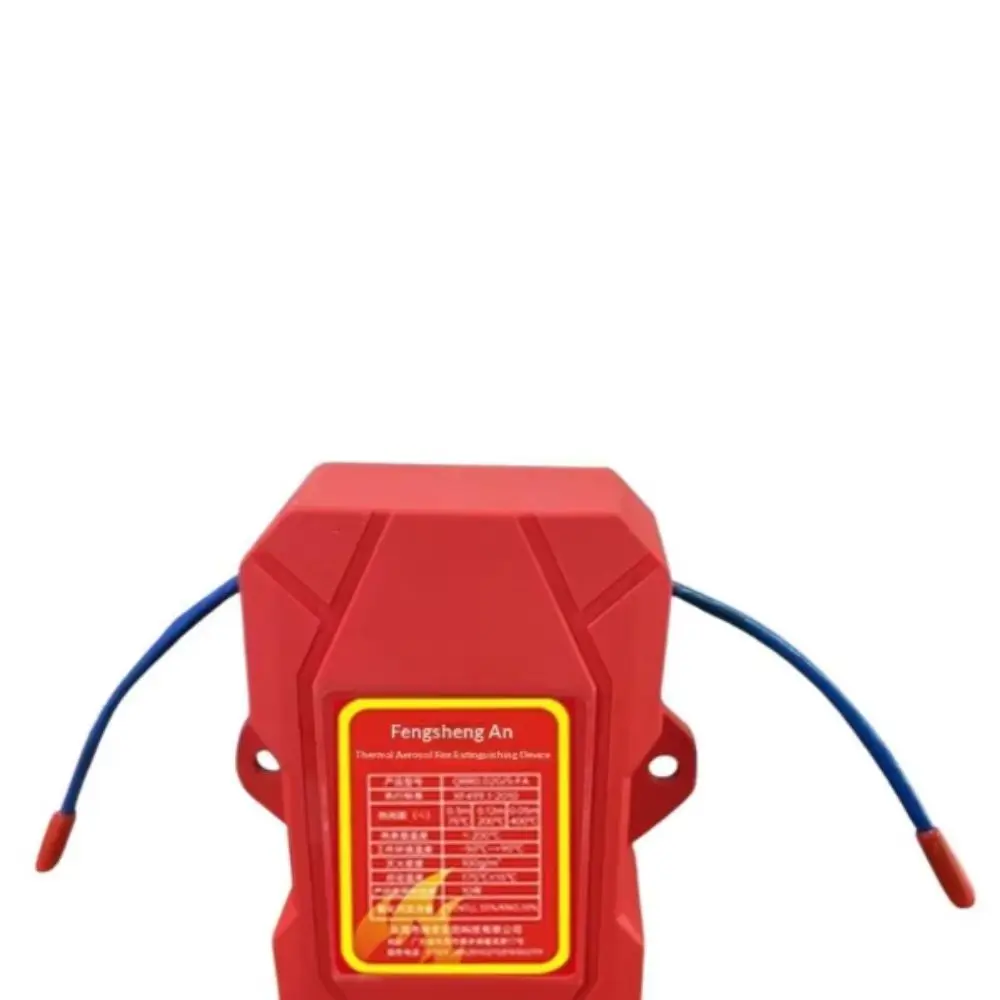 Dual-Line Design Flame Retardant Device Automatic Activation Non Pollution Automatic Fire Extinguishing Sticker DIN Rail Mount