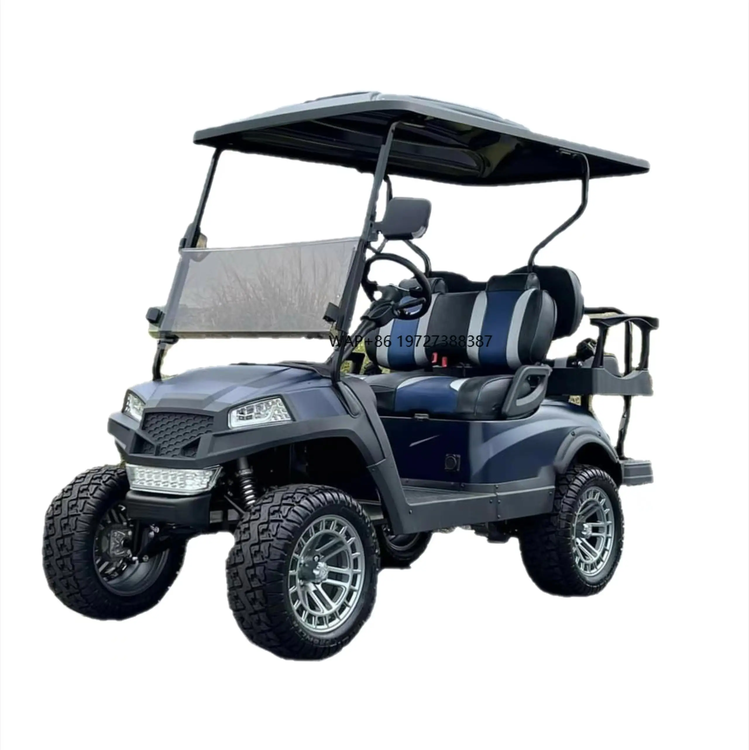 

Brand New Style Factory 2+2 Seat Sightseeing Bus Club Cart Golf Buggy Hunting Car with CE Certification