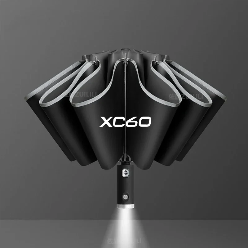 

Car Automatic Folding Windproof Sunshade Umbrella For Volvo XC40 XC60 XC7 XC90 S60 S80 S90 C30 C70 T5 T6 T8 V40 V50 V60 V70 V90