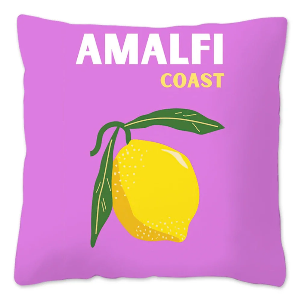 Travel Series Soft Plush Cushion Cover Custom Made Summer Pillowcase Decorative Throw Pillow Cover Vacation Printing Pillow Case