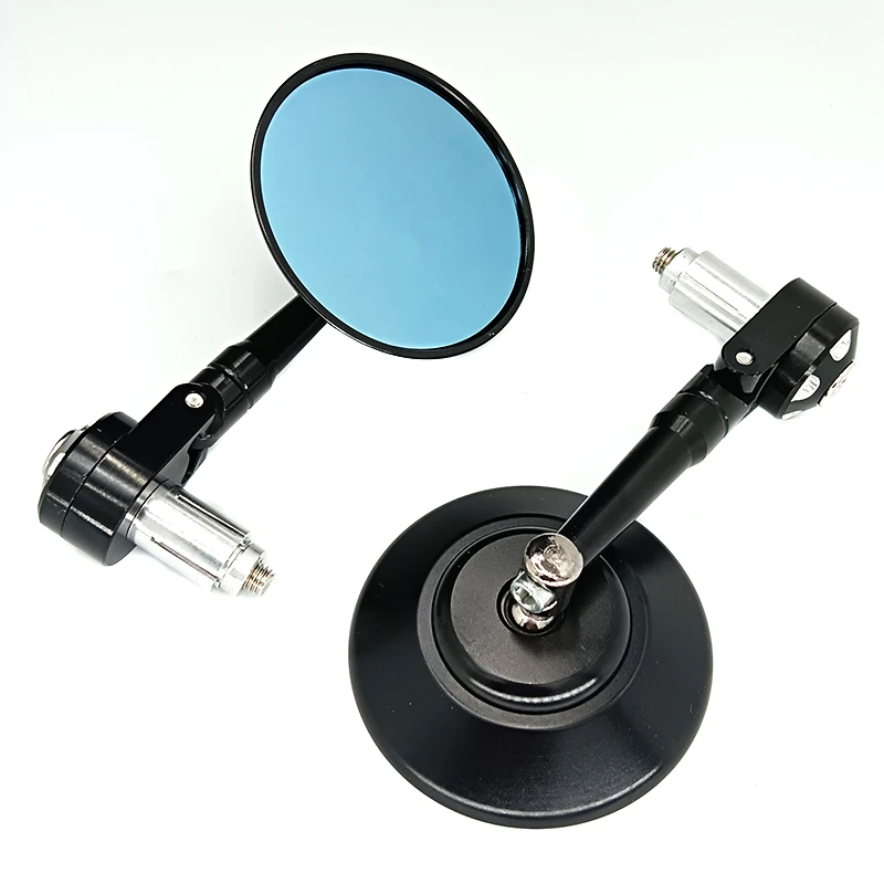 

Универсальные зеркала заднего вида для мотоциклов, круглые 7/8 дюйма, ручка для мотоцикла, 2 шт./пара