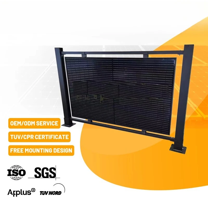 System Vertical Panels - Fence with Mounting Bracket/Installation System for Domestic Vertical PV