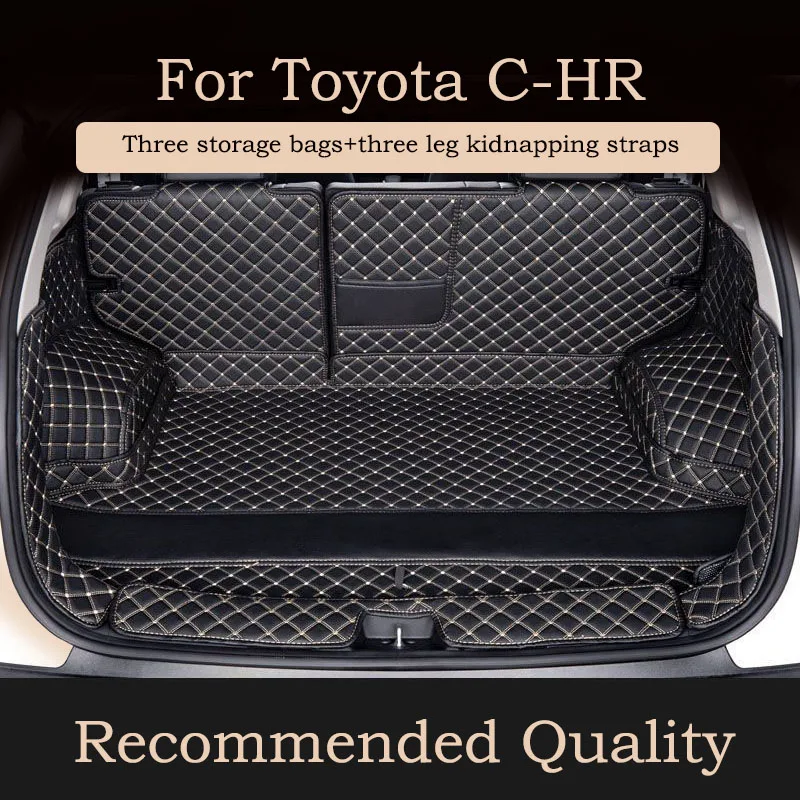 Car Trunk Mats For Toyota C-HR CHR C HR 2023 2022 2021 2020 2019 2018 Cargo Liner Carpets Auto Interior Accessories Waterproof