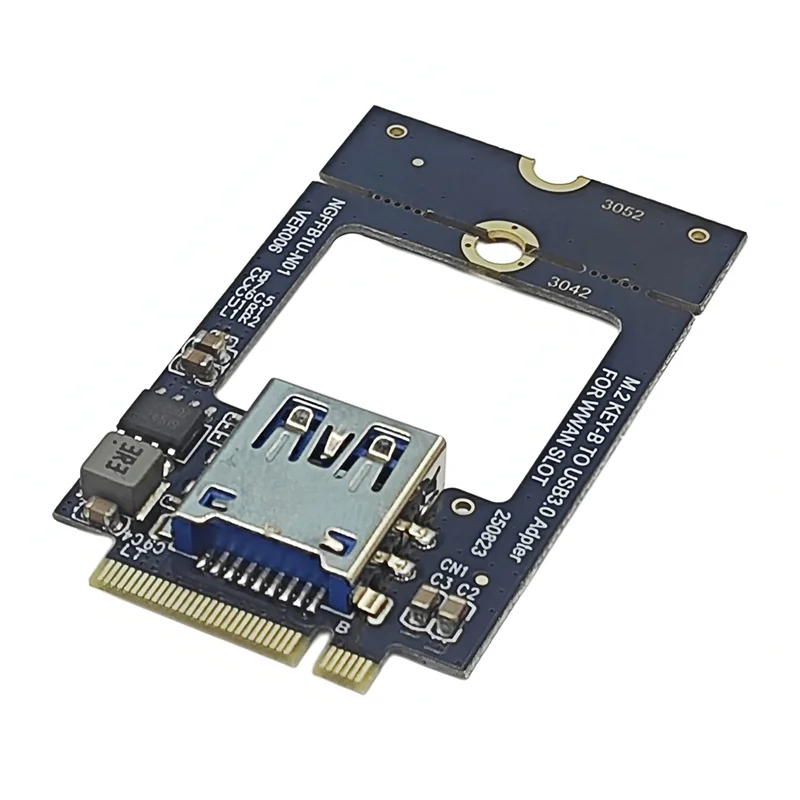 

A13E-M.2 B Key to Bluetooth Wi-Fi Сетевая карта USB 3.0 SSD NGFF 3042 3052 Преобразователь M2 Key-B к USB3.0 Адаптер для слота WWAN