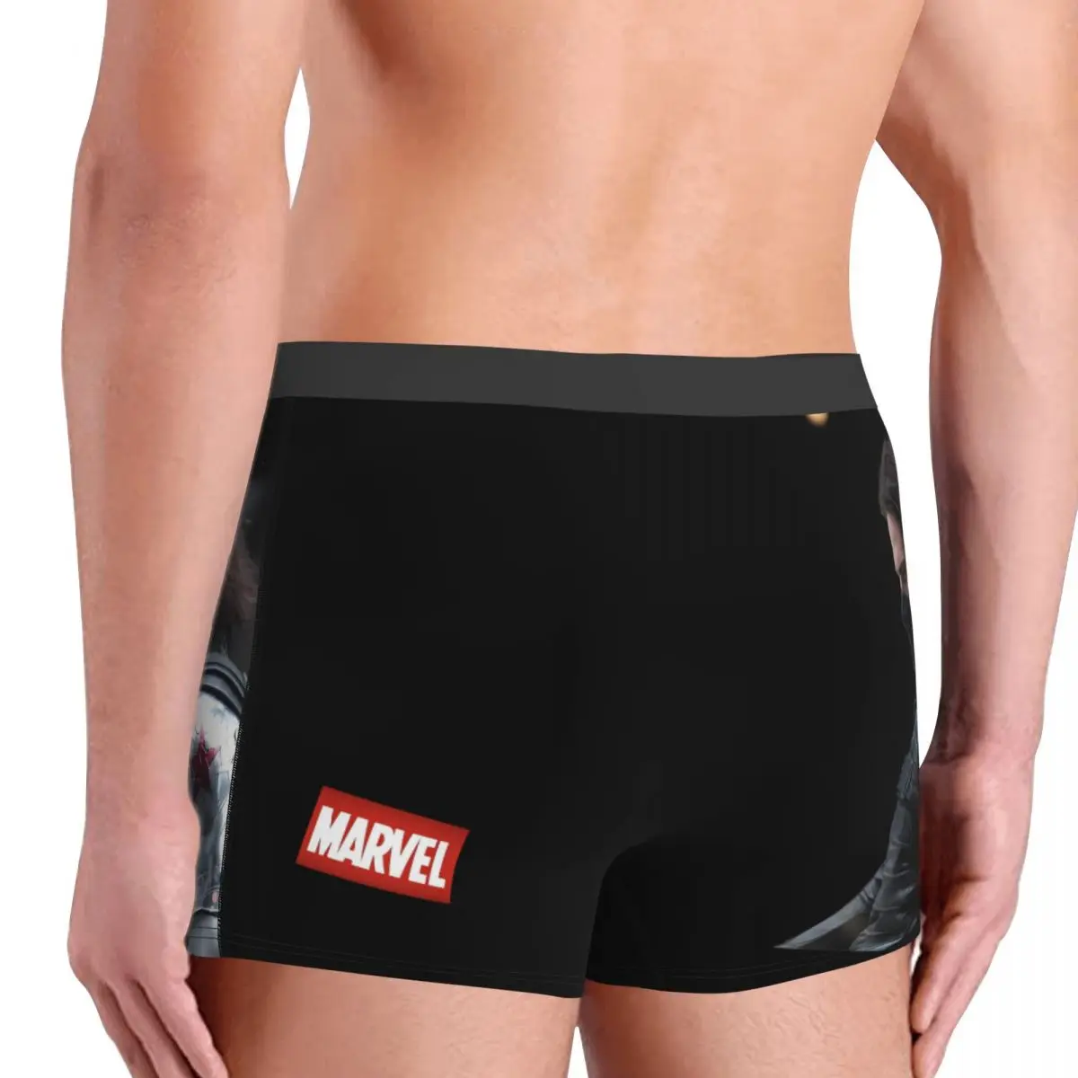 Soldier Marvel Captain America The Winter Soldier Underpants Cotton Panties Male Underwear Ventilate Shorts Boxer Briefs