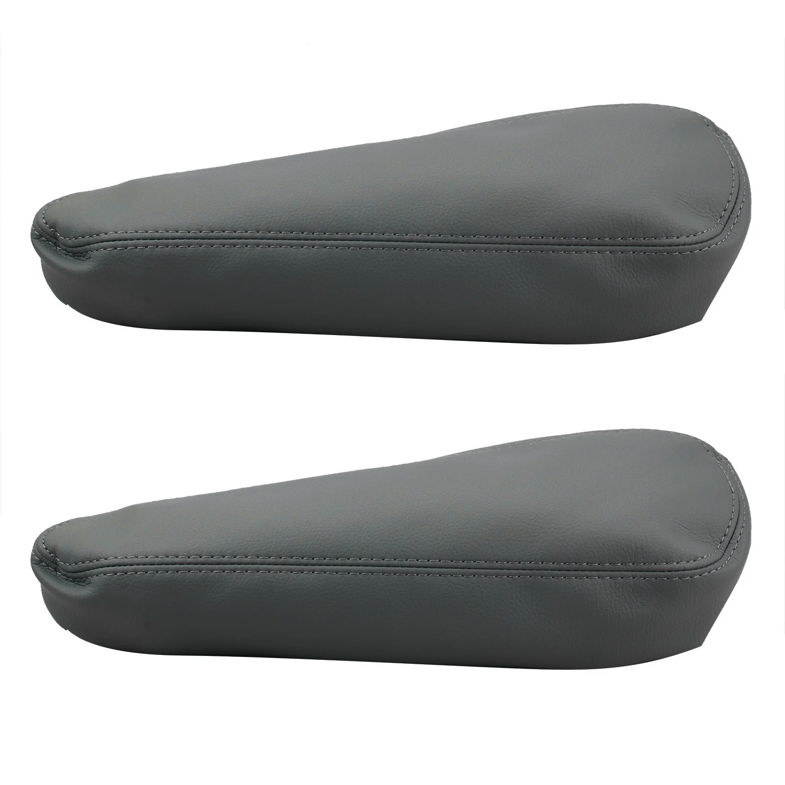 1 Pair For Lexus GX470 Car Seat Armrest Microfiber Leather Cover Replacement Auto Accessory Waterproof Wear-resistant Trim Cover