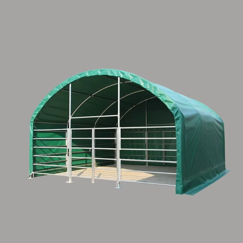 Suihe Modern Design Heavy   6m Waterproof Steel Frame Cattle Livestock Tent Shed for Outdoor Farm Use