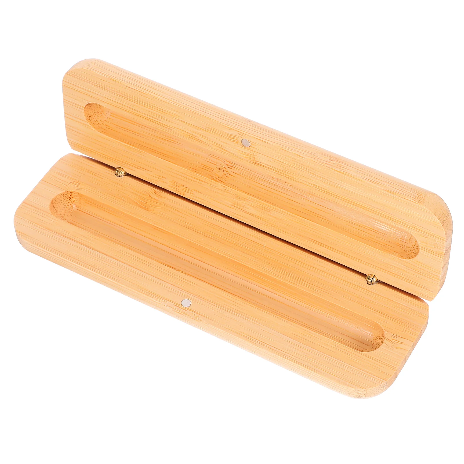 Wooden Pen Case Student Lead Pencils Holder for Notebook Stationery