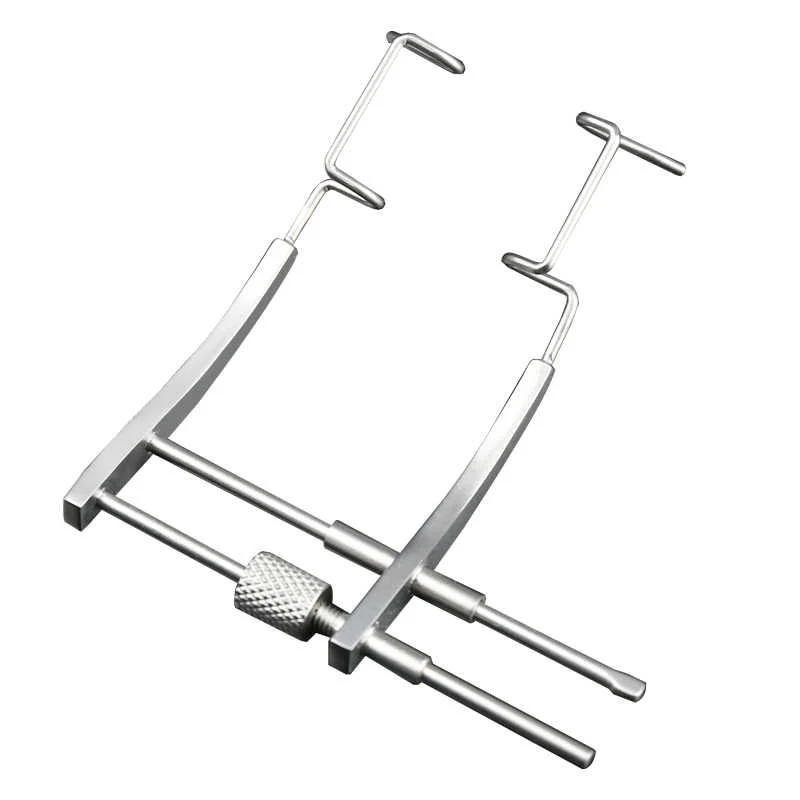 Otwieracz powiek, podpórka powiek, otwieracz narożników oczu, otwieracz śrubowy, uszczelnienie klamry, regulowany instrument okulistyczny, narzędzie chirurgiczne