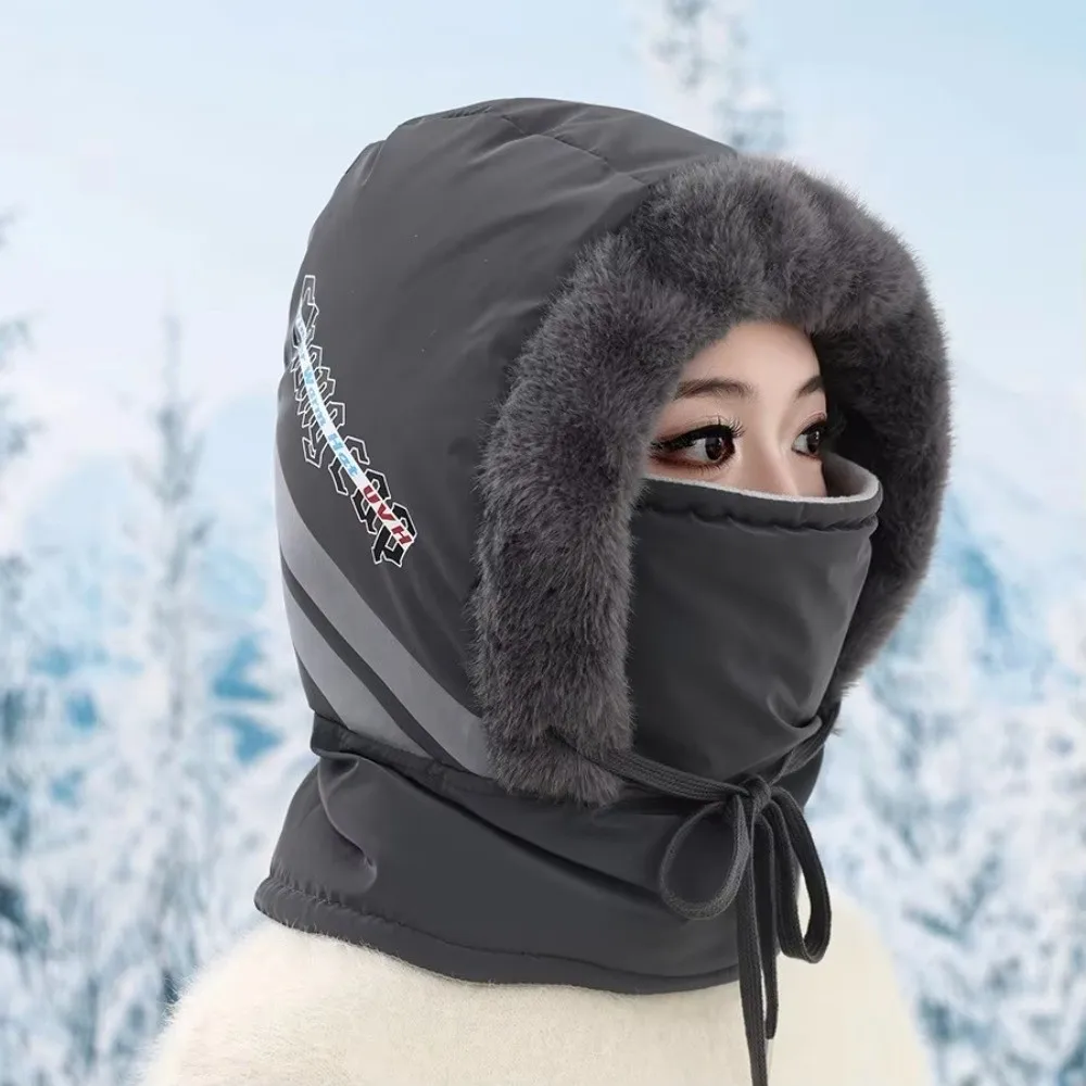 أزياء الشتاء بالاكلافا قبعة سميكة الرقبة أدفأ الأذن حماية قبعة الدفء يندبروف مقنعين قناع الوجه للجنسين