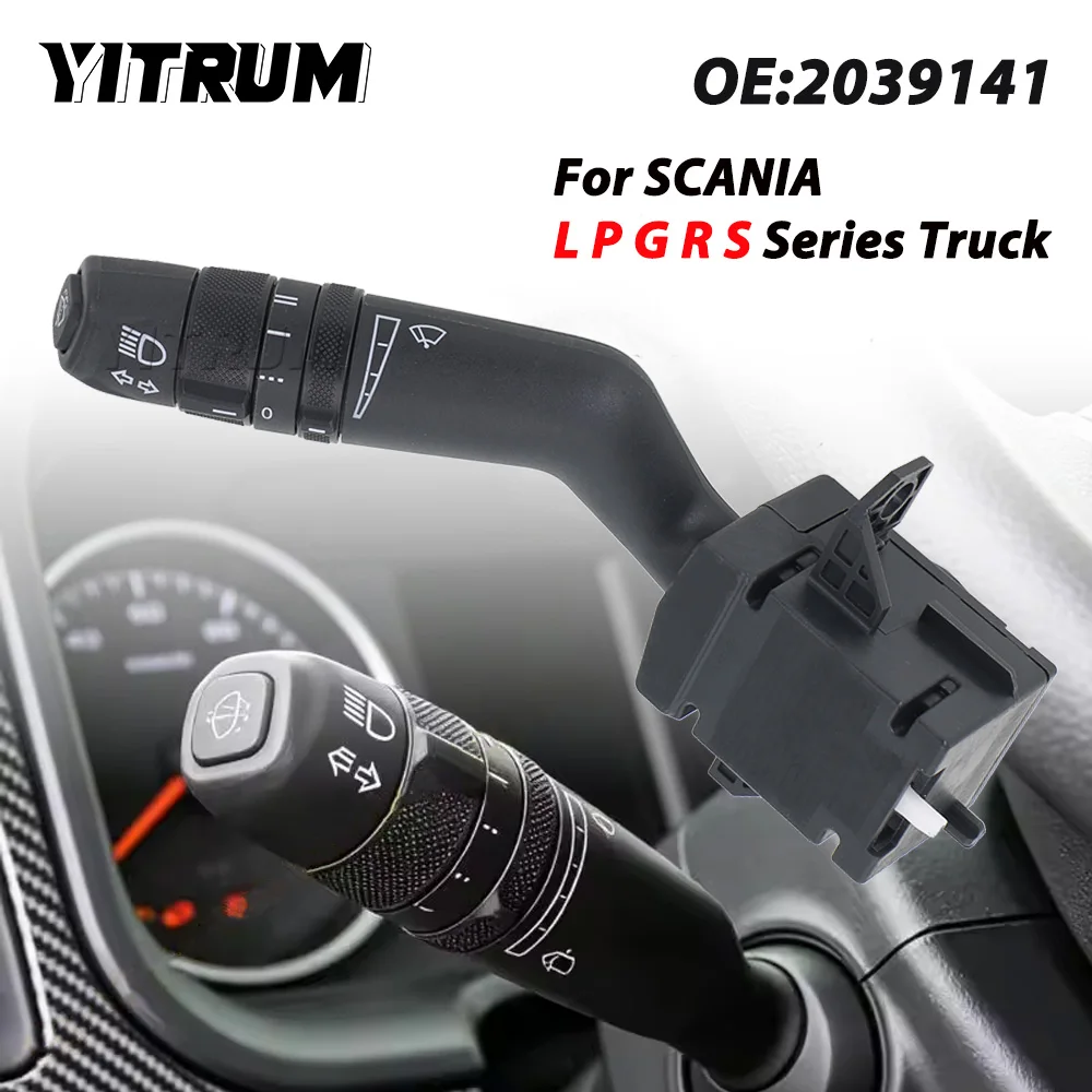 

YITRUM 2039141 Column Switch Wiper and Turn Signal Switch For SCANIA L P G R S Series Truck Gear Lever Switch 2824094 2824093