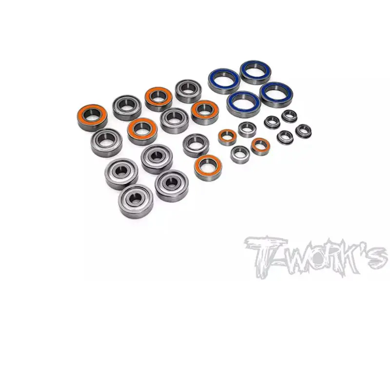 

Original T works BBS-X3GTXE Precision Ball Bearing Set ( For Hong Nor X3 GTX E ) 26 pcs. Professional Rc part