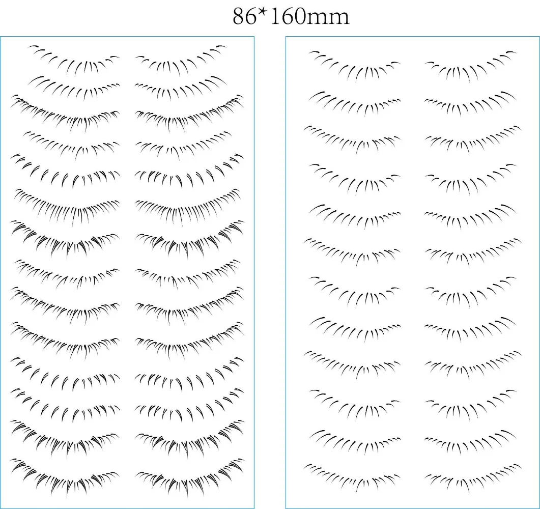 Onderste Wimper Tattoo Langdurige Waterdichte En Zweetbestendige Simulatie 3d Valse Wimper Vergroot Dubbele Wimpersticker Onder Het Oog