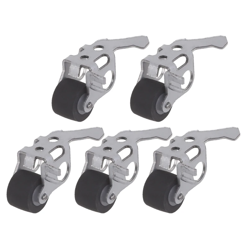 5xPressure Belt Pulley Metal Frame Pinch Roller for TN-21 Cassette Deck Pressure Tape Recorder Playback Gear Wheel