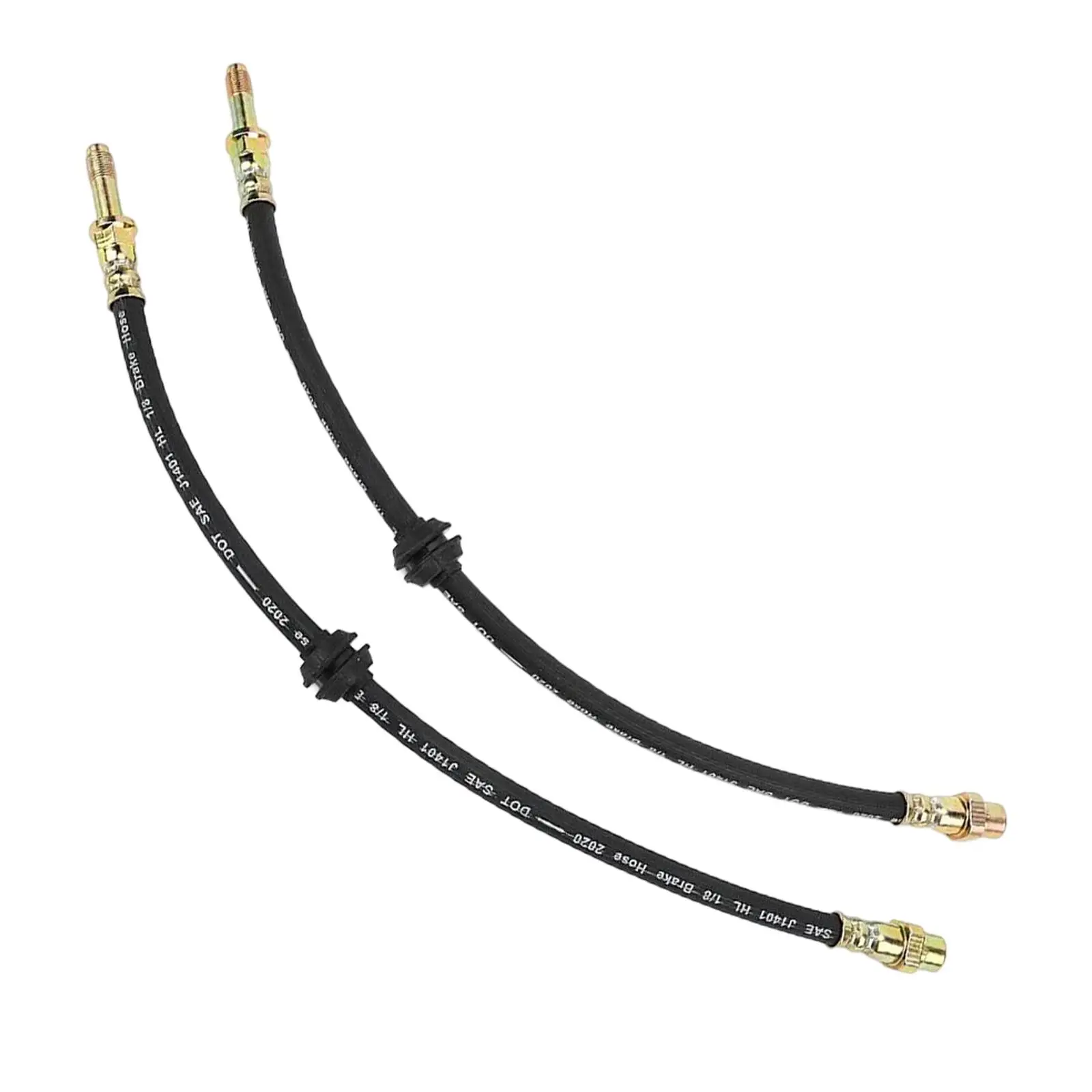 2 Pieces Durable Brake Hose Line Easy Installation 34321165587 34326766966 for BMW 3er (E46) Z4 E85 Repair Direct Replaces