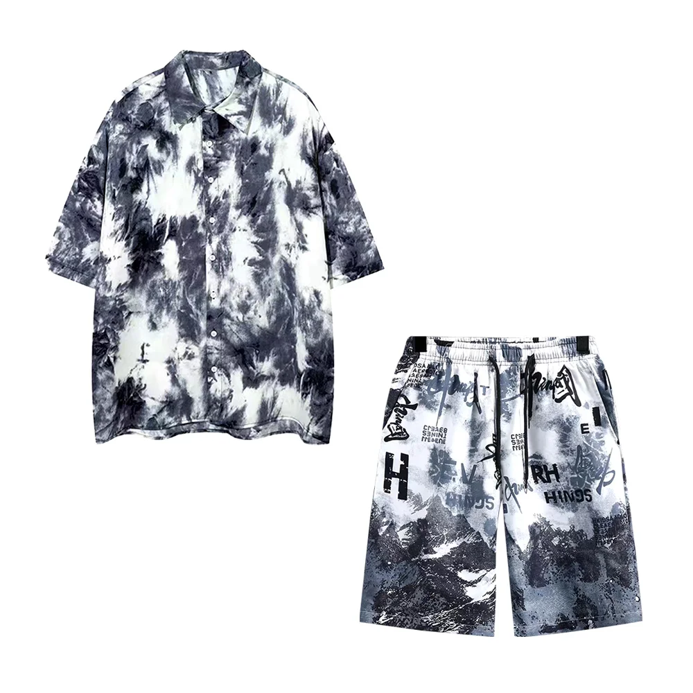 

NIGO Short-sleeved Shirt Shorts Set Suit #nigo5753