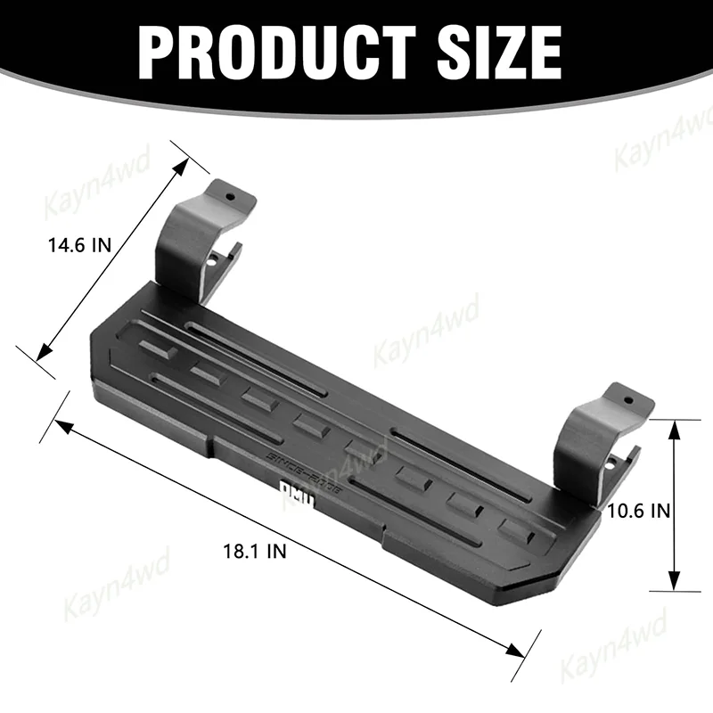 Off Road 4x4 Accessories OMU Aluminum Running Board Side Step For Jeep Wrangler JK 4 Door with Rubicon OEM Side Bar 2007-2017 - view 3