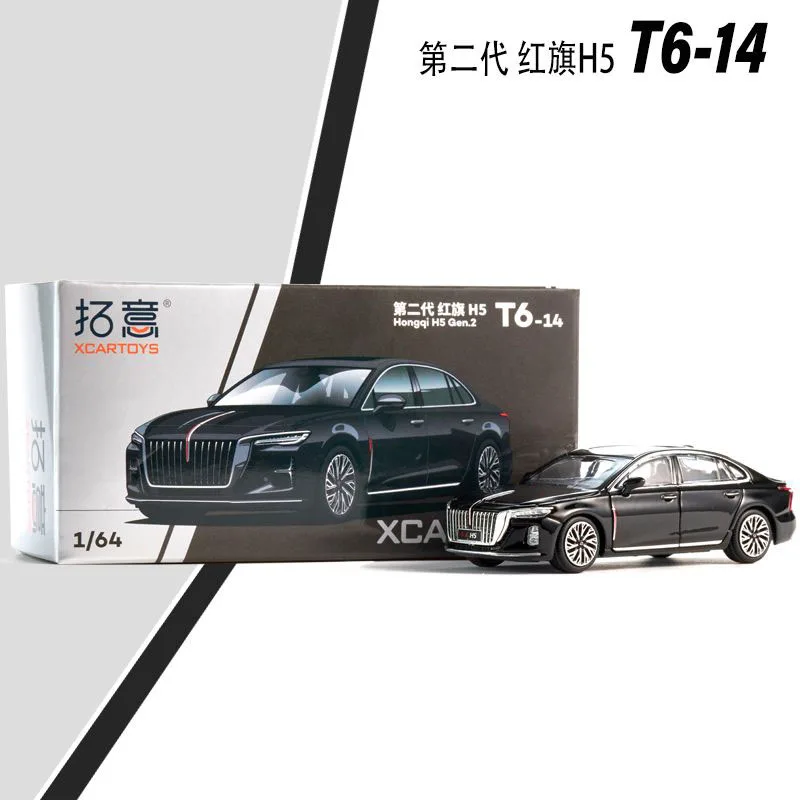 

Литой под давлением оригинальный масштаб 1:64 Hongqi H5 Gen.2, имитация сплава, модель автомобиля, статический дисплей, Коллекционная игрушка, подарок, украшение, сувенир