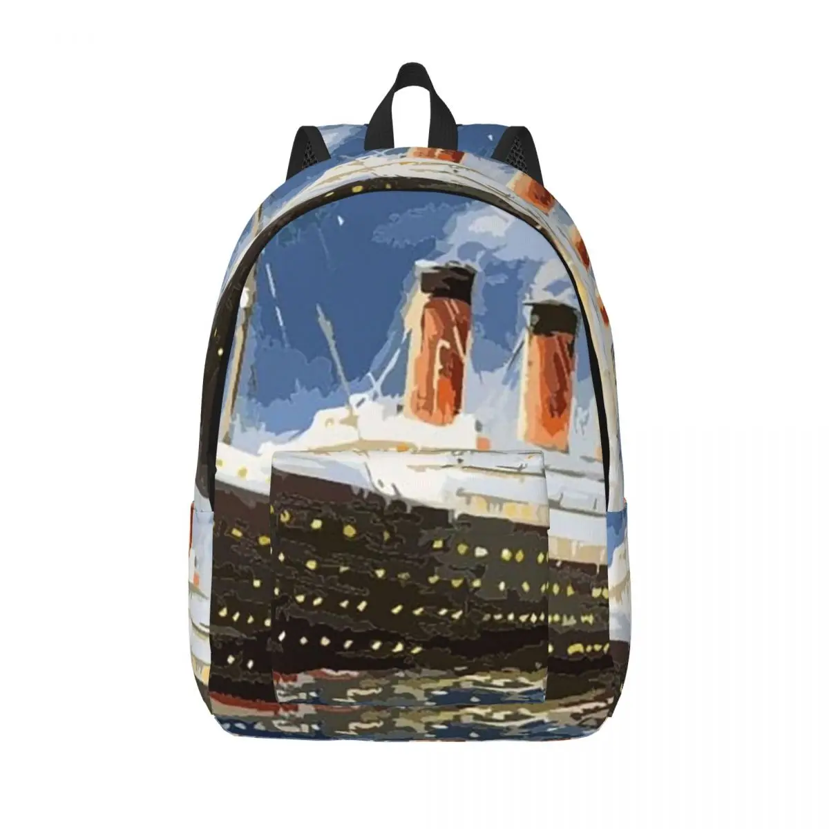 

The Most Popular Ship Of All Times, Titanic. Student Backpack School Bag Hiking Travel Daypack Bookbag Shoulder Bags
