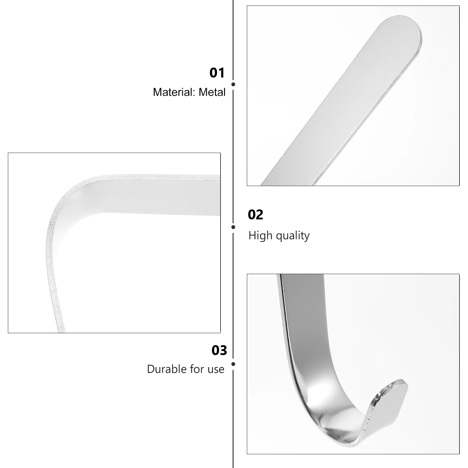 

Set of 4 Christmas Stocking Hangers Heavy Duty Metal Fireplace Hooks for Xmas Holiday Decor Mantel Garland Grip Holder