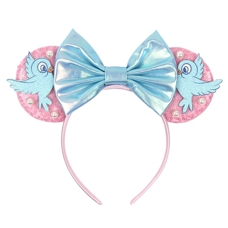 Cinderella Amusement Park Party Headband Shining Mickey Headband Children\'s Birthday Dress up Hair Accessories